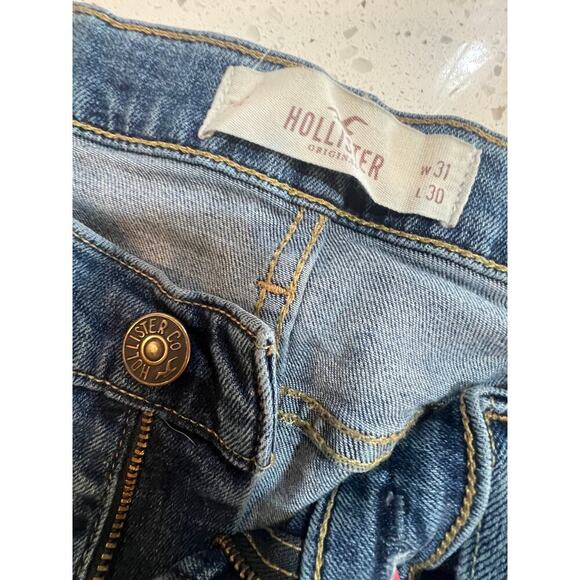 HOLLISTER SLIM STRAIGHT EPIC FLEX JEANS MENS 31" WAIST - Picture 2 of 4